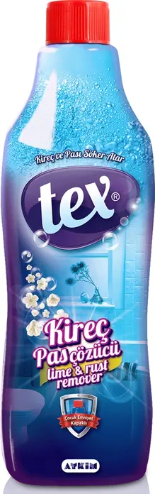 Tex Lime and Rust Remover Liquid Solution for Bathroom and Kitchen Surfaces, 900 ml