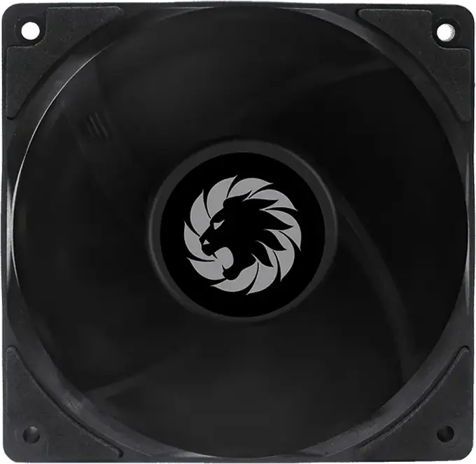 Gamemax GMX-WFBK BK 120mm PC Case Fan, PWM Hydraulic Bearing, 1200 RPM, 46.5 CFM, Silent Design, Black
