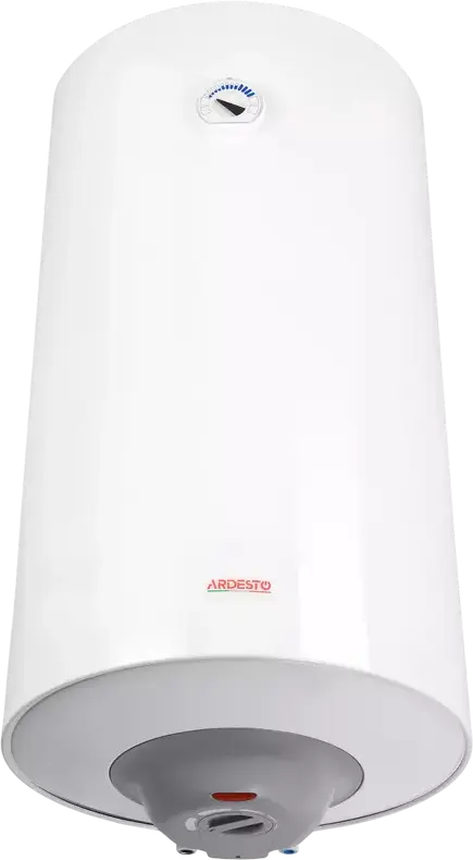 Ardesto NEU NTS 100 V 1.5K EU2 Vertical Electric Water Heater, 100L Capacity, 1500W, Enamelled Steel Tank, Mechanical Control, White