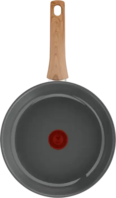 Tefal Renew C4250543 Non-Stick Aluminium Frying Pan, 26 cm, 2.2 L, Induction Compatible, Thermo-Signal Indicator, Grey