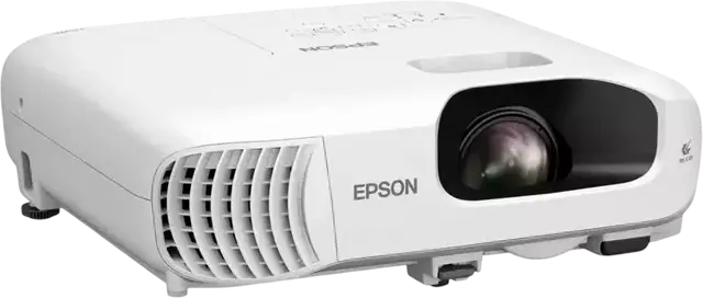 Proiector Epson EB-W56S Short-Throw 3LCD, Rezolutie WXGA HD Ready, 3700 Lumeni, Contrast 16,000:1, Difuzor 16W, HDMI, VGA, Ethernet, Alb