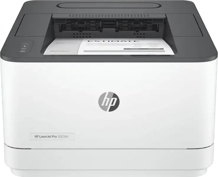 HP LaserJet Pro 3003dw Monochrome Laser Printer, A4, 35 ppm, Automatic Duplex, Wi-Fi, Ethernet, USB, 1200 x 1200 dpi, White
