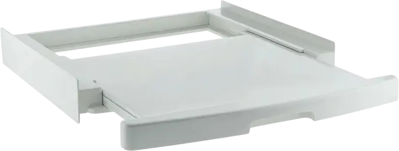 Kit de stivuire Candy WSK1110U pentru masina de spalat rufe si uscatore, Alb, 60x54x8.8 cm, Max 13 kg, cu raft retractabil, Adancime 47-62 cm