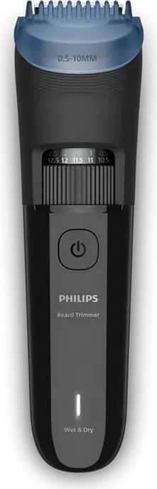 Philips 3000 Series BT3620/15 Beard Trimmer, 40 Length Settings 0.5-20mm, Self-Sharpening Blades, Waterproof Wet & Dry, Li-Ion Battery, USB Charging, Black