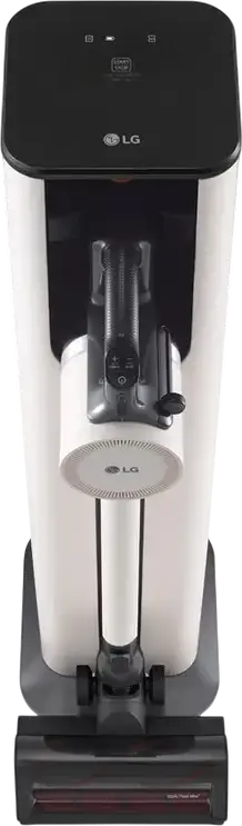 LG CordZero A9T-PRIME1C All-in-One Tower Stick Vacuum Cleaner, 260W Suction, HEPA Filter, Li-Ion Battery 60min Runtime, Self-Emptying Station, Beige