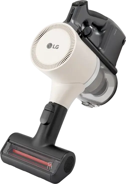 LG CordZero A9T-PRIME1C All-in-One Tower Stick Vacuum Cleaner, 260W Suction, HEPA Filter, Li-Ion Battery 60min Runtime, Self-Emptying Station, Beige