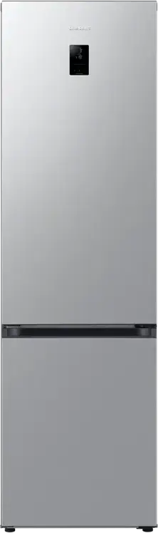 Frigider Combinat Samsung RB38C774DB1, No Frost, Digital Inverter, SpaceMax, Volum Net 390L, SmartThings Wi-Fi, Argintiu, 59.5x203x65.8 cm