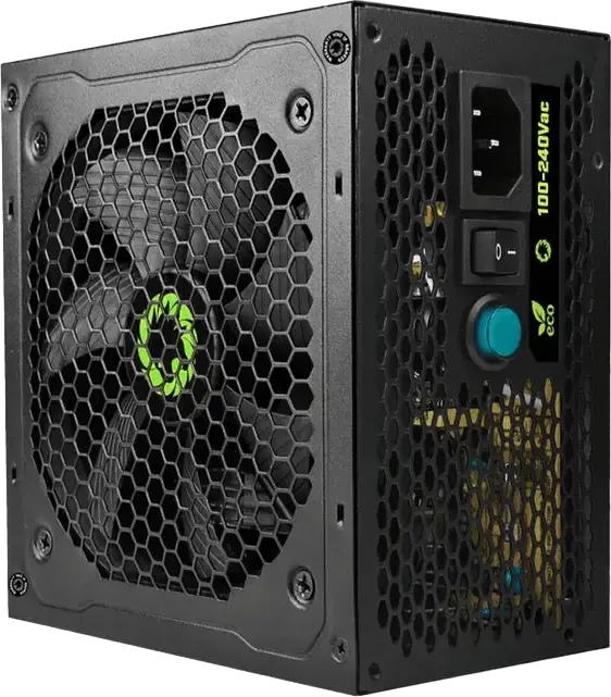 Gamemax VP-800 800W Power Supply, 80 Plus Bronze Efficiency, ATX 12V 2.31, RGB LED Lighting, 120mm Hydraulic Fan, Non-Modular PSU