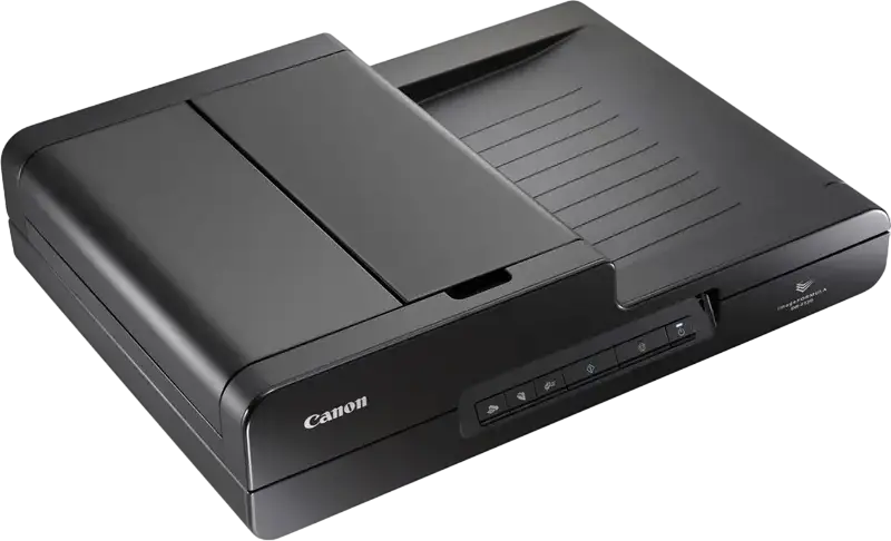 Canon imageFORMULA DR-F120 Desktop Flatbed Scanner with 50-Sheet ADF, Duplex Scanning, 600 dpi Optical Resolution, USB 2.0, Black