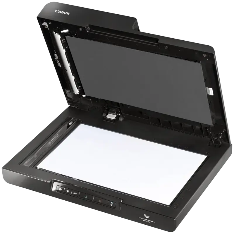 Canon imageFORMULA DR-F120 Desktop Flatbed Scanner with 50-Sheet ADF, Duplex Scanning, 600 dpi Optical Resolution, USB 2.0, Black