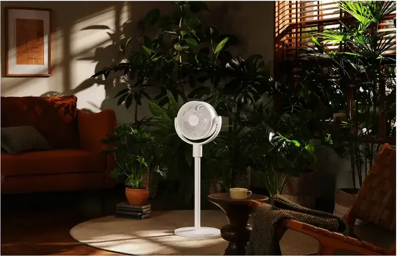 Xiaomi Smart Standing Air Circulation Fan, DC Inverter Motor, 3D Oscillation, Wi-Fi, App Control, 100 Speed Levels, White, 1440 m3/h Airflow