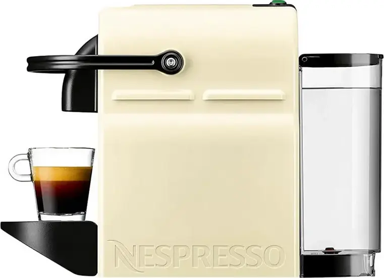 DeLonghi Inissia EN80.CW Nespresso Capsule Coffee Machine, 19 bar Pump Pressure, 1260W, 0.7L Water Tank, Auto Shut-off, Beige