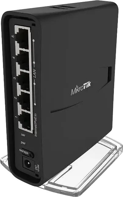 Router Wireless MikroTik hAP ac2 Dual-Band Gigabit, Wi-Fi 802.11ac 2.4GHz/5GHz, 5 Porturi Gigabit Ethernet, Port USB, PoE Pasiv, Criptare Hardware IPsec