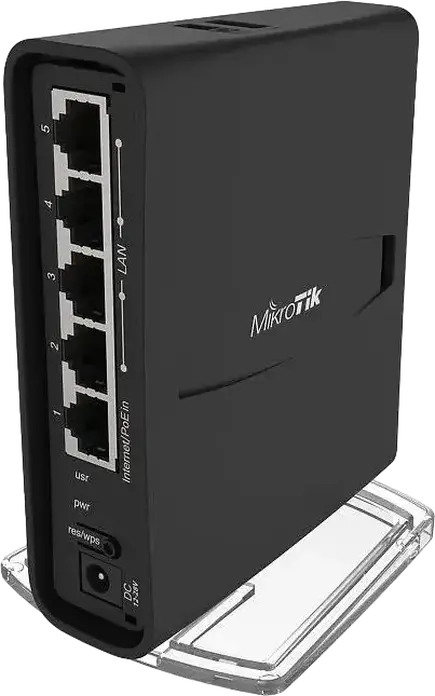 Router Wireless MikroTik hAP ac2 Dual-Band Gigabit, Wi-Fi 802.11ac 2.4GHz/5GHz, 5 Porturi Gigabit Ethernet, Port USB, PoE Pasiv, Criptare Hardware IPsec