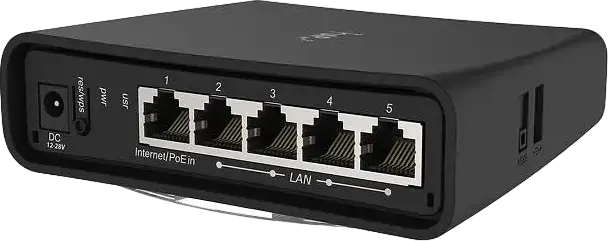 Router Wireless MikroTik hAP ac2 Dual-Band Gigabit, Wi-Fi 802.11ac 2.4GHz/5GHz, 5 Porturi Gigabit Ethernet, Port USB, PoE Pasiv, Criptare Hardware IPsec