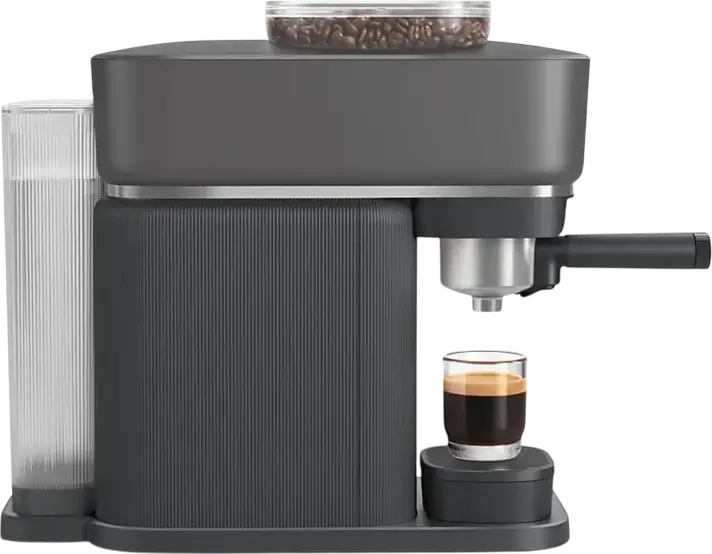 Philips BAR300/60 Baristina Semi-Automatic Espresso Machine with Built-in Grinder, Automatic Tamping, 1.2L Water Tank, 1550W, Black