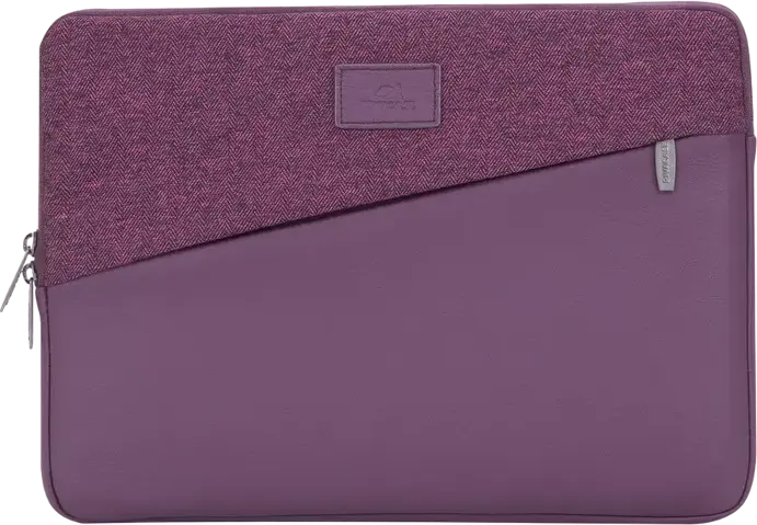 Husa pentru laptop RivaCase Egmont 7903 pentru laptopuri de pana 13.3 inch, MacBook Air 13, MacBook Pro 13, iPad Pro 12.9, Piele Artificiala si Tweed, Rosu