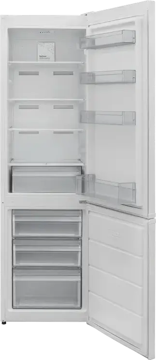 Frigider Combinat OZON OZ-NFN289MFW-EU, No Frost Congelator si Fridge, Capacitate Totala 270L, Clasa Energetica F, Alb, 176x54x60 cm