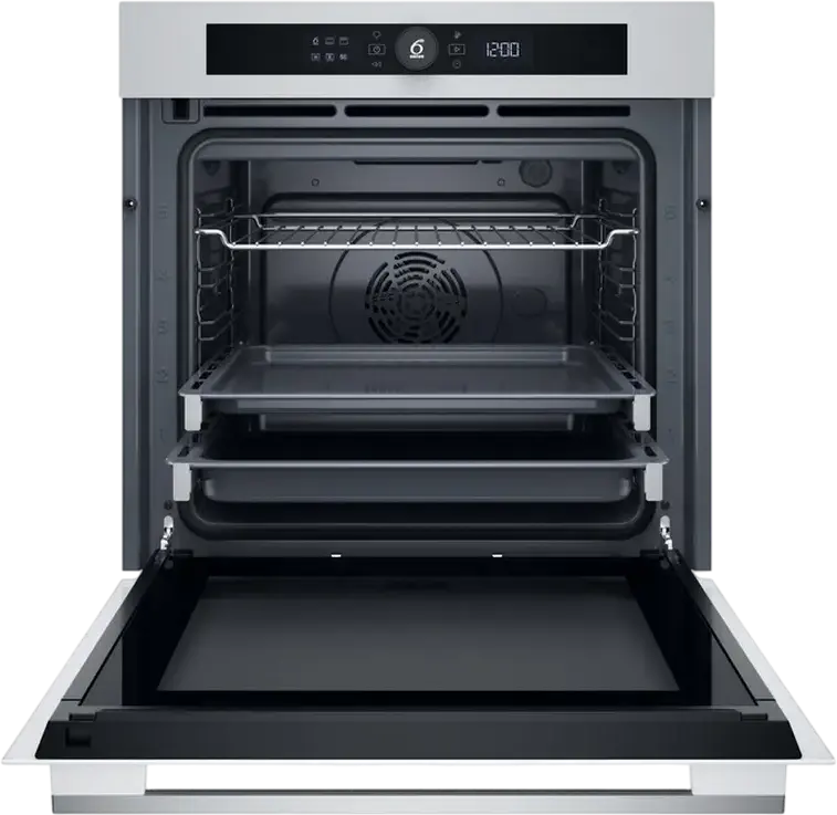 Whirlpool WOI5S8PM2SWA Built-in Electric Oven, 73L XXL Capacity, A+ Energy Class, White, 6th Sense Technology, AirFry, Steam+, FlexiClean, LED Display