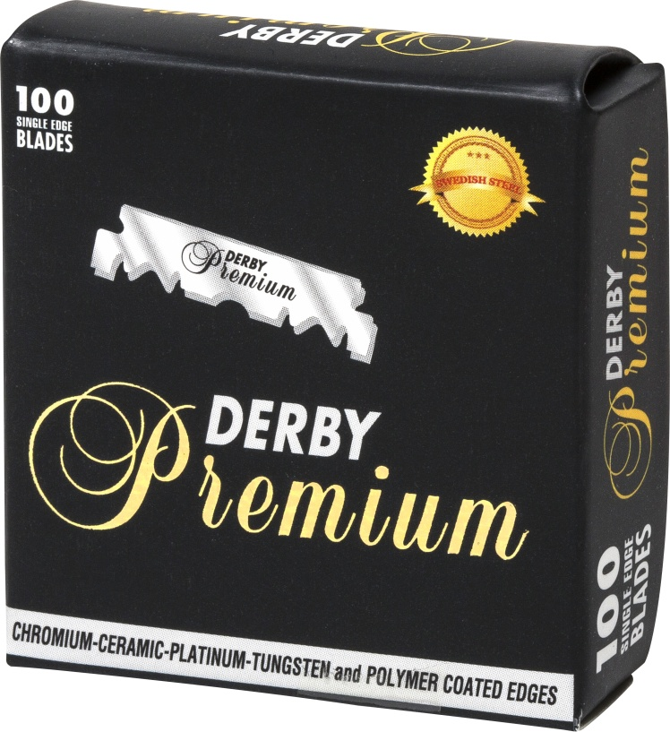 DERBY PREMIUM Lama p/u aparat de ras 100 buc /1300378