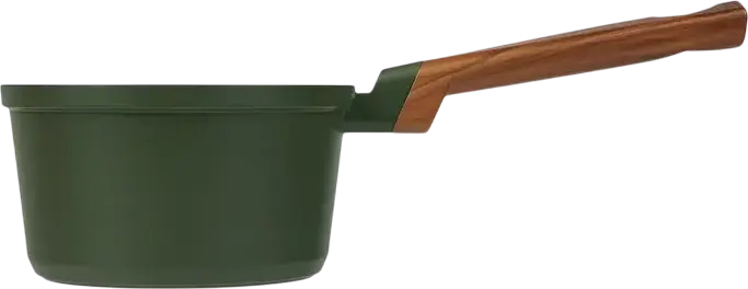 Oala cu capac din aluminiu Resto 93700 SADR, 1.4L, 16cm, interior non-stick, compatibila cu inductie, verde