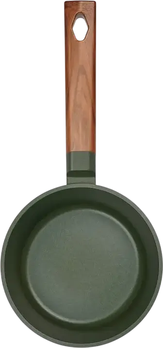 Oala cu capac din aluminiu Resto 93700 SADR, 1.4L, 16cm, interior non-stick, compatibila cu inductie, verde