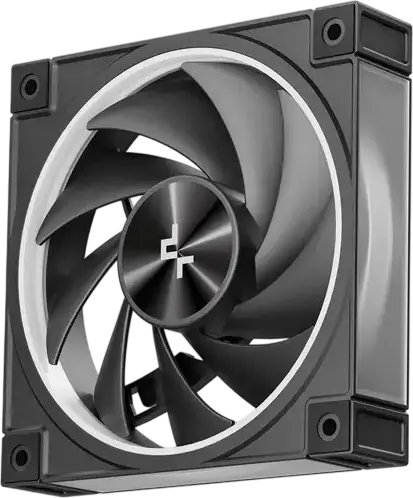 Корпус Deepcool CG580 4F V2 Midi-Tower ATX Fishtank, Черный, панорамное закаленное стекло, 4 ARGB PWM вентилятора, поддержка радиатора 360мм, USB-C Gen2