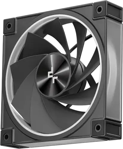 Корпус Deepcool CG580 4F V2 Midi-Tower ATX Fishtank, Черный, панорамное закаленное стекло, 4 ARGB PWM вентилятора, поддержка радиатора 360мм, USB-C Gen2