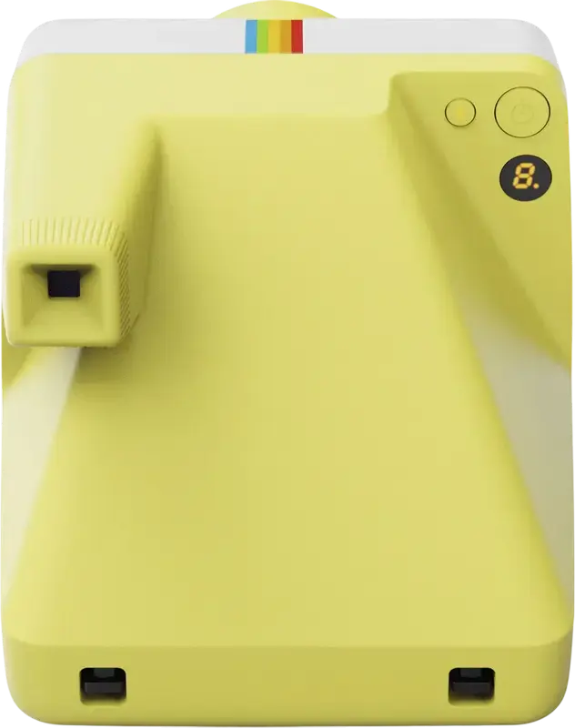 Polaroid Now Generation 3 Instant Camera, Two-Lens Autofocus, Improved Light Meter, Double Exposure, USB Type-C, 40% Recycled Materials, Yellow