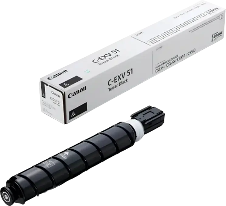 Тонер-картридж Canon C-EXV51 Черный для лазерных принтеров imageRUNNER ADVANCE C5500 C5500i C5535i C5540i C5560i, ресурс 60 000 страниц, 0484C002AA