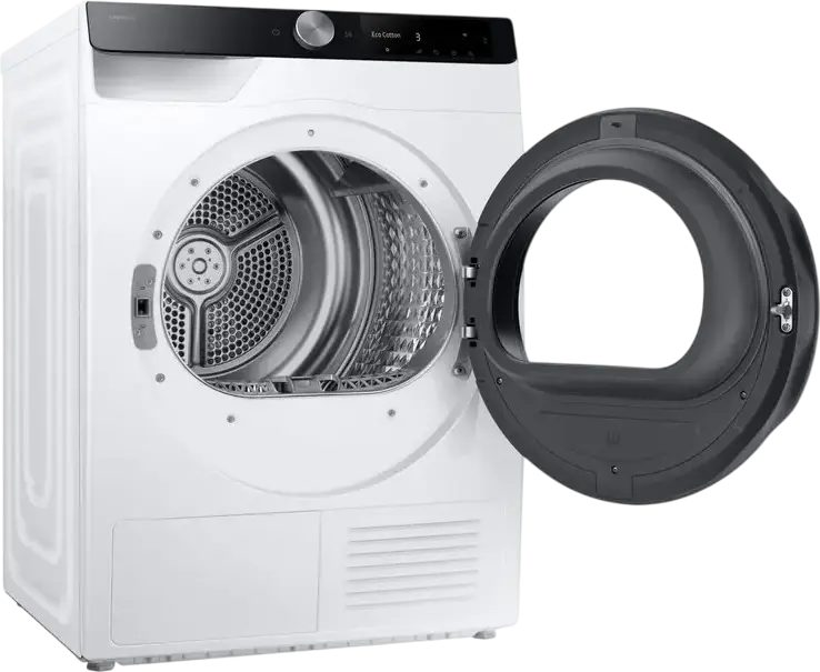 Samsung DV90DG6845LKU4 AI Series 6000 Heat Pump Dryer, 9 kg Capacity, Energy Class A, AI Optimal Dry, SmartThings WiFi, Inverter Compressor, White