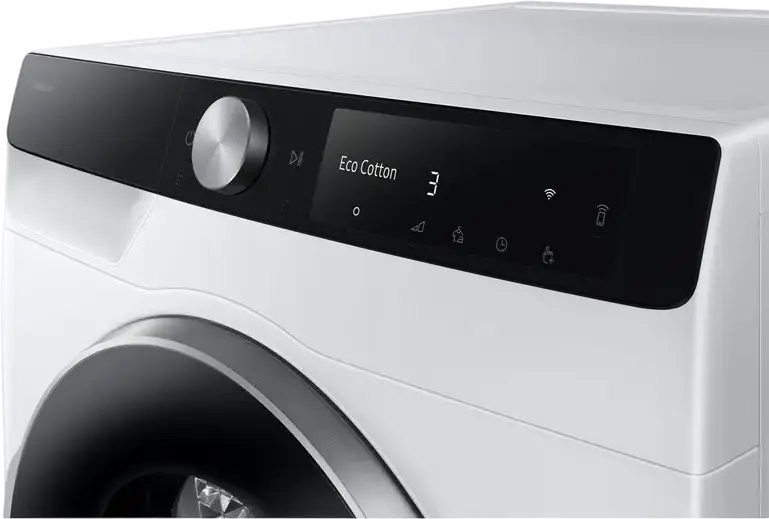 Samsung DV90DG6845LKU4 AI Series 6000 Heat Pump Dryer, 9 kg Capacity, Energy Class A, AI Optimal Dry, SmartThings WiFi, Inverter Compressor, White