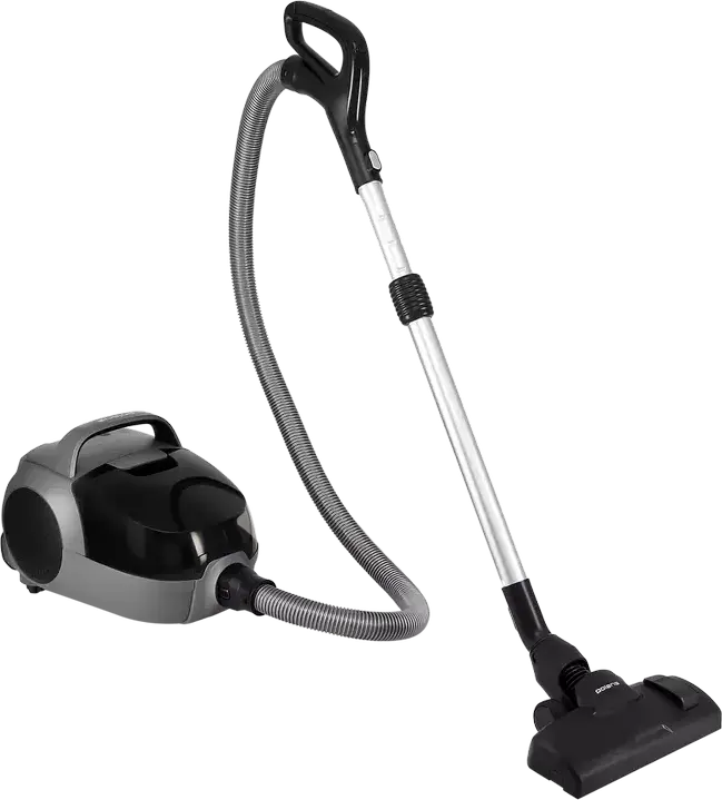 Polaris PVC 2103 Multicyclone Cylinder Vacuum Cleaner, 2200W, 650W Suction, HEPA 10 Filter, 2.2L Container, Graphite, with Turbo and Parquet Brushes