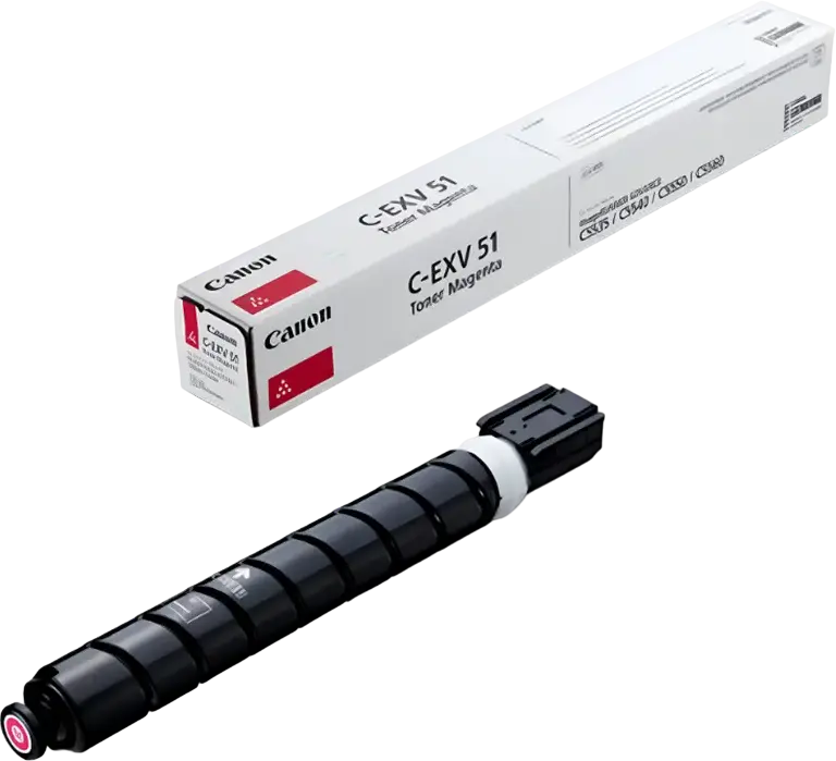 Cartus Toner Laser Canon C-EXV51 Magenta, Capacitate 60.000 Pagini, pentru imageRUNNER ADVANCE C5500 C5500i C5535i C5540i C5560i, 0484C002AA