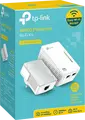 Set de 2 adaptoare TP-Link TL-WPA4220 KIT AV600 Wi-Fi Powerline, 600 Mbps Powerline, 300 Mbps Wi-Fi 2.4 GHz, 2 porturi Ethernet, Alb