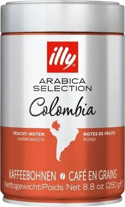Cafea illy Arabica Selection - Columbia, 250 g