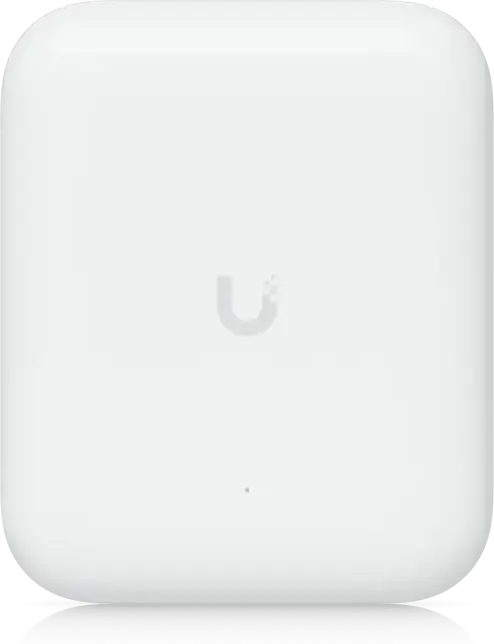 Ubiquiti UniFi U7-Outdoor WiFi 7 Access Point, IPX6 Weatherproof, 2.5 GbE Port, 4.3 Gbps 5GHz, 688 Mbps 2.4GHz, 2x2 MU-MIMO, PoE+, White