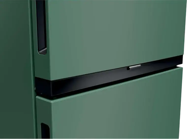 Frigider Combinat Candy CNCQ2T518 City Fresco 300, Culoare Verde, Capacitate 280L, No Frost, Circle Fresh, Zona Fresh 0°C, Clasa Energetica E, 182.5x54.5x60.2 cm