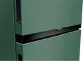 Frigider Combinat Candy CNCQ2T518 City Fresco 300, Culoare Verde, Capacitate 280L, No Frost, Circle Fresh, Zona Fresh 0°C, Clasa Energetica E, 182.5x54.5x60.2 cm
