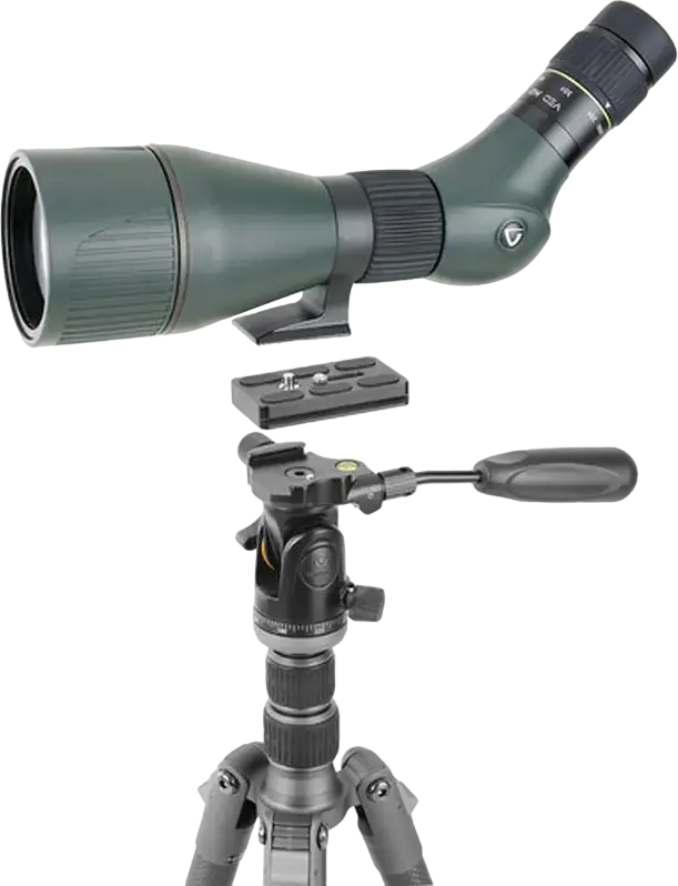 Tripod Vanguard VEO 3 GO 235 din Fibra de Carbon cu Cap Video Pan-Tilt, Gri, Inaltime Maxima 135cm, Capacitate Sare 4.5kg, 5 Sectiuni, Conversie Monopod, Compatibil Arca-Swiss