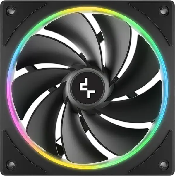 Ventilator Geanta Deepcool FL12R SE 120mm ARGB Reverse Blade, 400-1500 RPM, PWM, Hydro Bearing, Negru