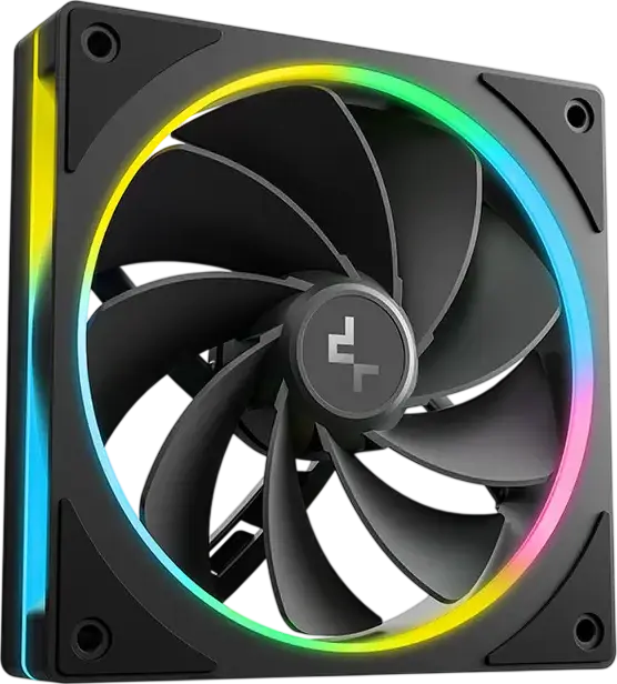 Ventilator Geanta Deepcool FL12R SE 120mm ARGB Reverse Blade, 400-1500 RPM, PWM, Hydro Bearing, Negru