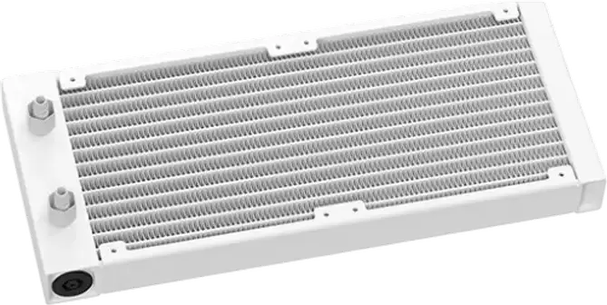 Deepcool LM240 AIO Liquid CPU Cooler, White, 240mm Radiator, 2.4-inch IPS Screen for MP4/GIF, 6th Gen ARGB, Anti-Leak Technology, 2x FL12 SE Fans
