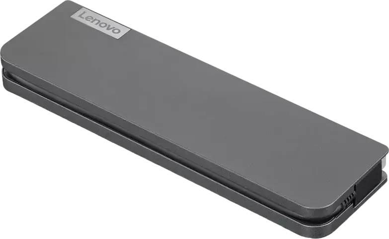 Lenovo ThinkPad USB-C Mini Dock 40AU0065EU Statiune de Andubare, Power Delivery 65W, HDMI 4K, VGA, RJ45 Ethernet, 2x USB 3.1, Gri