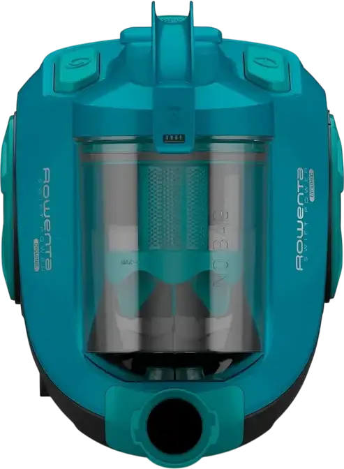Rowenta RO2932EA Swift Power Cyclonic Bagless Cylinder Vacuum Cleaner, 750W Effiwatts Motor, 2100W Suction, 1.2L Dust Container, HEPA Filter, Green