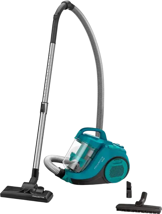 Rowenta RO2932EA Swift Power Cyclonic Bagless Cylinder Vacuum Cleaner, 750W Effiwatts Motor, 2100W Suction, 1.2L Dust Container, HEPA Filter, Green
