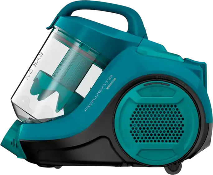 Rowenta RO2932EA Swift Power Cyclonic Bagless Cylinder Vacuum Cleaner, 750W Effiwatts Motor, 2100W Suction, 1.2L Dust Container, HEPA Filter, Green