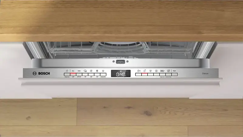 Bosch SMV4HVX11E Fully Built-in Dishwasher, 14 Place Settings, Energy Class C, Home Connect, AquaStop, EcoSilence Drive, 6 Programs, 46 dB