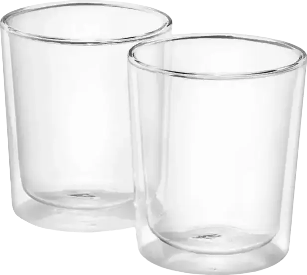 DeLonghi Set de pahare DeLongh DLSC318, 400 ml, 2 buc, Transparent