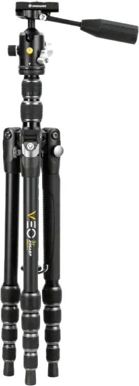 Tripod si Monopod de Calatorie Vanguard VEO 3T 235ABP Aluminiu, Capacitate 8kg, Cap cu Bila VEO 2 BP-50T, Inaltime Maxima 1550mm, Negru